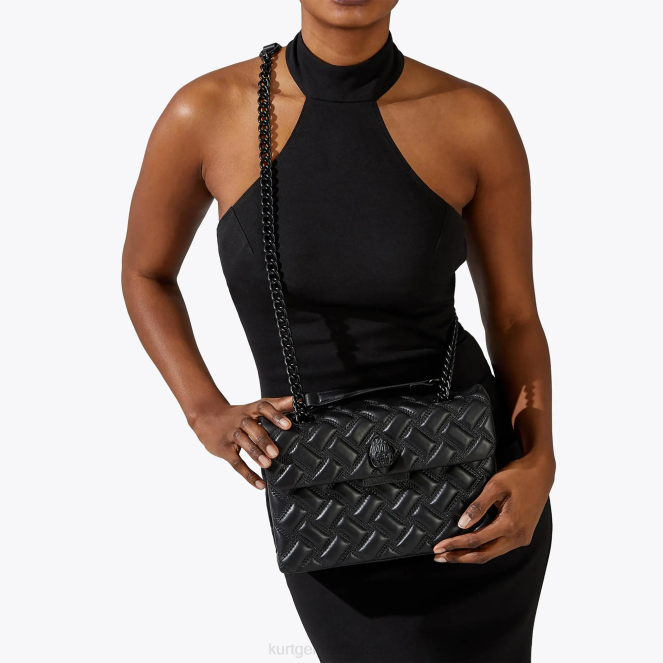 Kurt Geiger mujer empaparse de londres kensington 2LPR42 | bolsas negro